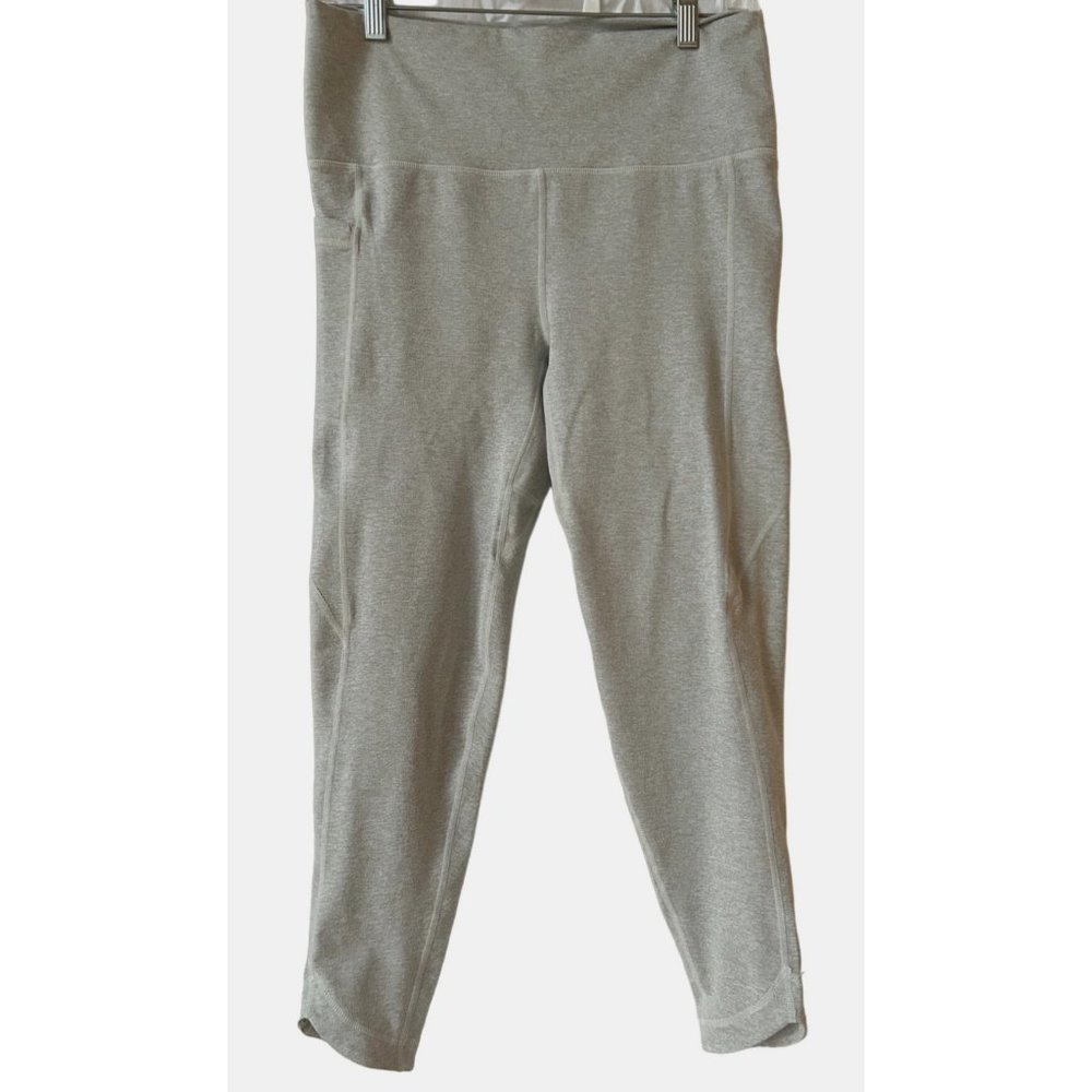 Anook Athletics Ellie Crop Maternity Pocket Leggings in Gray Size L